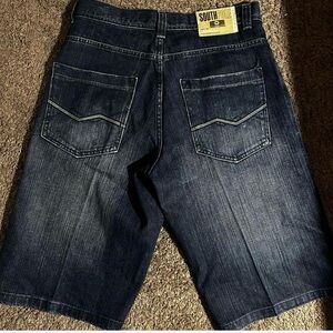 South Pole Men's Dark Blue Jean Shorts